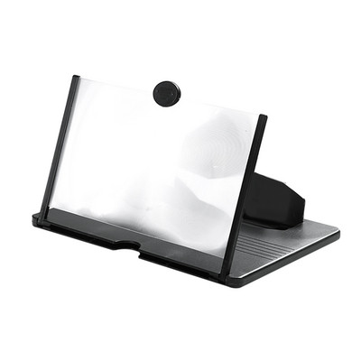 Amplificator cu ecran curbat pentru telefon mobil de 12 inchi Amplificator video 3d HD Lupa pentru telefon mobil Suport suport Suport pliabil