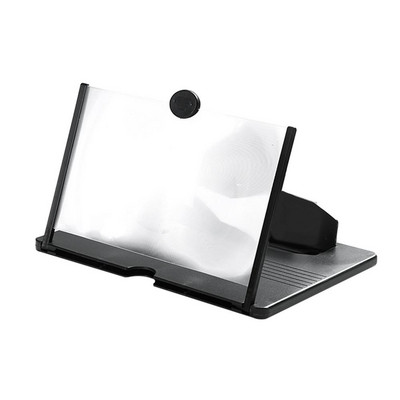 Amplificator cu ecran curbat pentru telefon mobil de 12 inchi Amplificator video 3d HD Lupa pentru telefon mobil Suport suport Suport pliabil