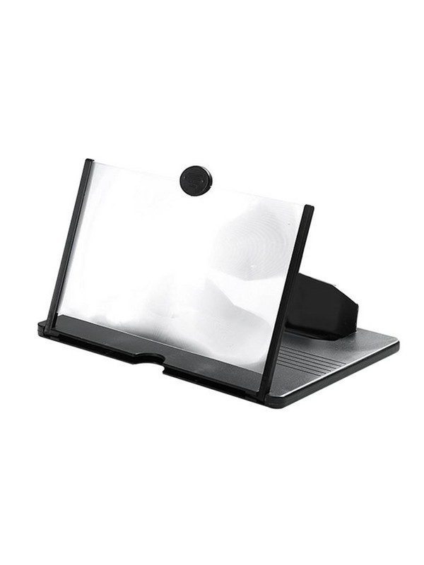 12 hüvelykes mobiltelefon hajlított képernyős erősítő erősítő HD 3d videó mobiltelefon nagyítós állvány konzol Összecsukható tartó