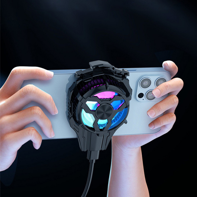 Alumínium mobiltelefon-hűtő hőleadó hűtőcsipesz Ultracsendes hordozható telefonradiátor mobiltelefonhoz 15w vakító fény