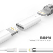 Pentru Apple Pencil iPad Pro Adaptor de încărcare Conector cablu femel la femel Adaptor Lightning GK99