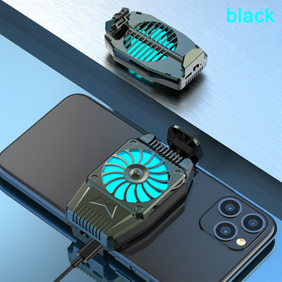 Mini ventilator de răcire pentru telefon mobil Radiator Turbo Hurricane Răcitor de jocuri pentru telefon mobil Radiator de căldură rece pentru iPhone/Samsung/Xiaomi