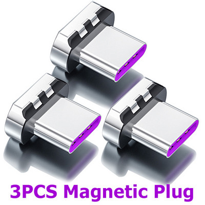 Adaptor de încărcător Fonken USB C 100W Convertor cablu magnetic tip C pentru încărcare rapidă pentru Xiaomi Mi 9 Redmi Note 10 Samsung Note 10 9