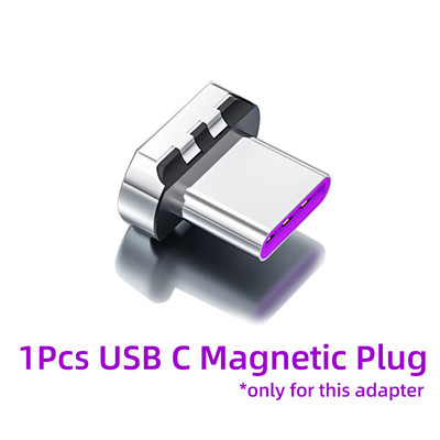 Adaptor de încărcător Fonken USB C 100W Convertor cablu magnetic tip C pentru încărcare rapidă pentru Xiaomi Mi 9 Redmi Note 10 Samsung Note 10 9