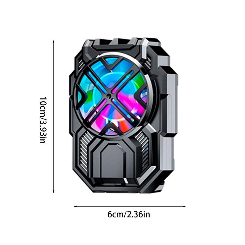 Hűtőborda mobiltelefon-radiátor ventilátorral Újratölthető mobiltelefon-radiátor némítás okostelefon hűtőborda állvány játék nézéshez