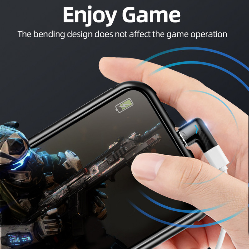 USB C-C típusú mágneses adapter gyorstöltés, C típusú USB OTG konverter derékszögű csatlakozó Samsung Xiaomi Huawei MAC-hoz