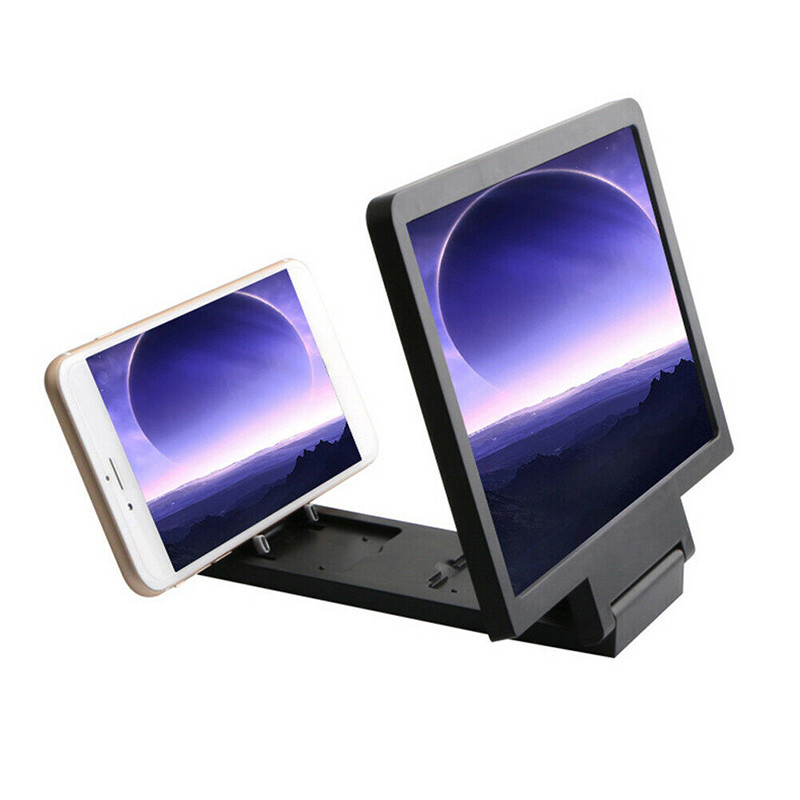 Hot-összecsukható mobiltelefon videó képernyő erősítő 3D HD nagyító állvány konzol proyector telefonhoz mobil telefon tartozékok