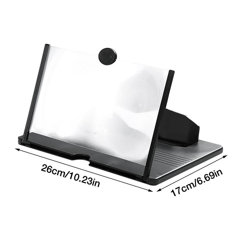 Mobiltelefon 3D képernyő nagyító HD videó erősítő állvány összehajtható nagyító okostelefon tartó Foriphone