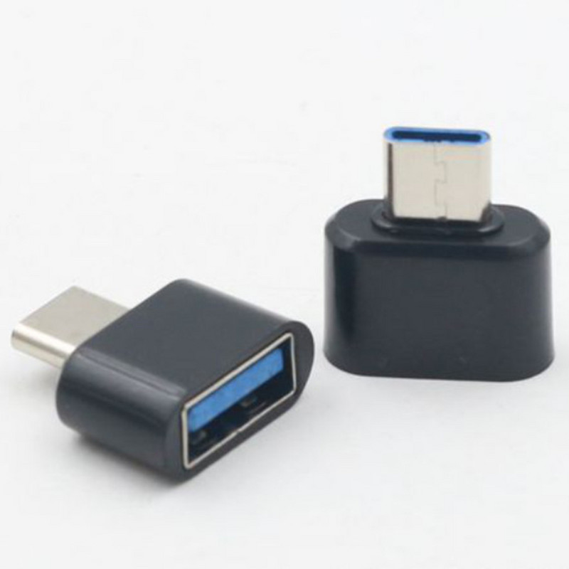 2 db univerzális USB-C típusú adapter Android mobilhoz, Mini Type-C Jack Splitter okostelefonhoz USB C csatlakozók OTG konverter