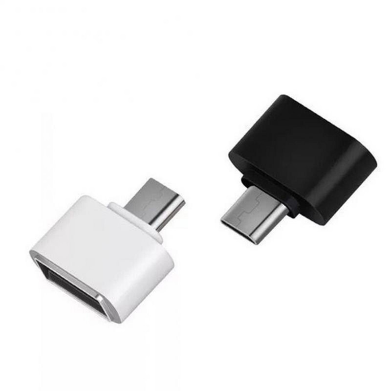 2 db univerzális USB-C típusú adapter Android mobilhoz, Mini Type-C Jack Splitter okostelefonhoz USB C csatlakozók OTG konverter