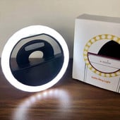 Clip pe telefon Selfie LED Ring Flash Light pentru iPhone Huawei Xiaomi Samsung USB portabil Mini Selfie Lampă Fotografie Ringlight