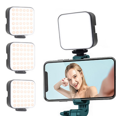 Dimmable Mini LED Video Fill Light Smartphone SLR Camera DSLR Mini Night Photographic Fill Lighting For Nikon Sony DJI