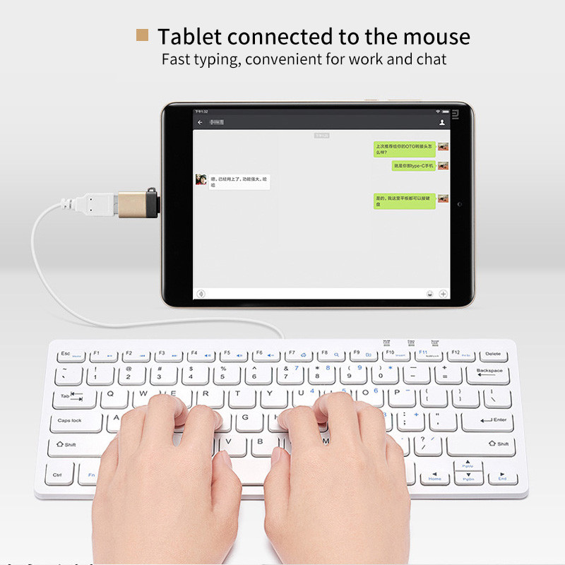 ANKNDO OTG Type C Adapter USB 3.0 - USB C Converter Macbook pro Xiaomi Huawei Samsung okostelefon HDD Mini Type-C USB csatlakozó