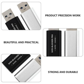 USB адаптер Data Blocker Ajackingtype Charge Femaleconnector Prevention Refuse Hacking Sync Нежелани трансфери Блокове Блокиране