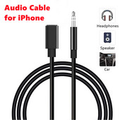 Pentru Lightning la jack de 3,5 mm Cablu audio auto pentru iPhone 14 13 12 7 8 X Adaptor Transfer audio Mascul la Mascul Cablu AUX 1M Căști