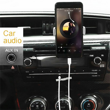 За Lightning към 3,5 мм жак Автомобилен аудио кабел за iPhone 14 13 12 7 8 X адаптер Аудио трансфер от мъжки към мъжки AUX кабел 1M слушалки
