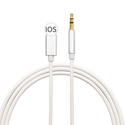 Pentru Lightning la jack de 3,5 mm Cablu audio auto pentru iPhone 14 13 12 7 8 X Adaptor Transfer audio Mascul la Mascul Cablu AUX 1M Căști