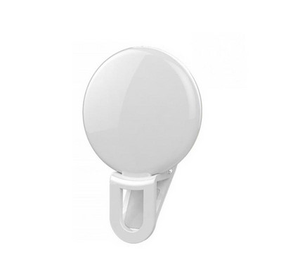 Mini Selfie Ring Light LED Flash Telefon Lentilă Lumină USB Reîncărcabil Clip Telefon mobil Lampă de umplere Femei Selfie Lights