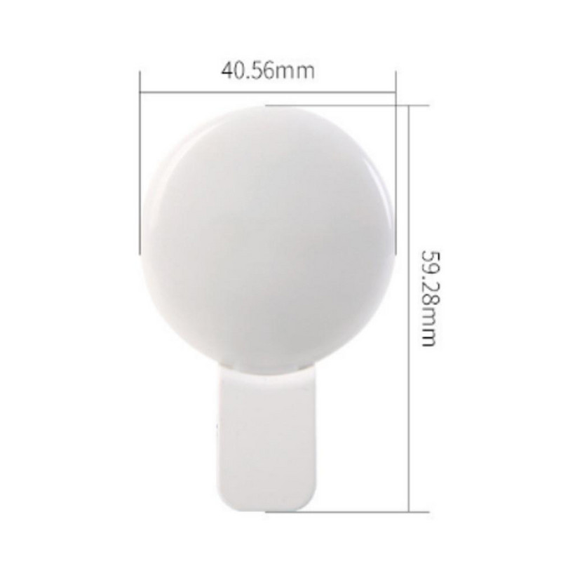 Mini szelfi gyűrűs lámpa LED-es vaku telefon objektív lámpa USB újratölthető klip Mobiltelefon töltőlámpa női szelfi lámpák