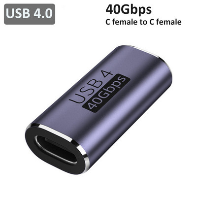 Convertor de încărcare USB4 Adaptor OTG tip C 40 Gbps Transfer de date pentru Thunderbolt 4 / 3 Adaptor USB C 8K@60Hz 100W pentru laptop
