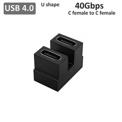 Convertor de încărcare USB4 Adaptor OTG tip C 40 Gbps Transfer de date pentru Thunderbolt 4 / 3 Adaptor USB C 8K@60Hz 100W pentru laptop