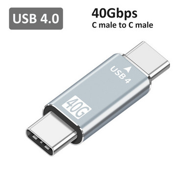 Convertor de încărcare USB4 Adaptor OTG tip C 40 Gbps Transfer de date pentru Thunderbolt 4 / 3 Adaptor USB C 8K@60Hz 100W pentru laptop