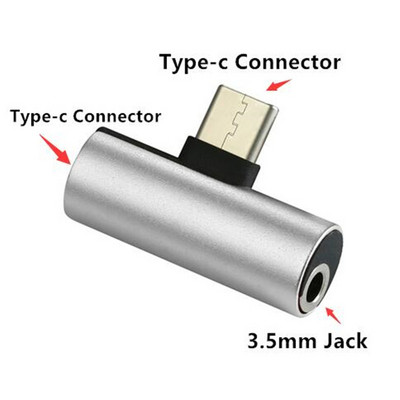 Adaptor dublu tip C pentru Huawei P30 Mate 20 Mate 30 Pro lite Oneplus 7 7t pro USBC 3,5 mm Aux Splitter Tupe c AUX Converter tip c