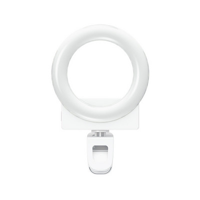 Lumină de umplere pentru telefon mobil LED Selfie Ring Light Clip Lampă de umplere pentru conferințe 3 moduri de lumină pentru smartphone iPhone Android Machiaj Vlog