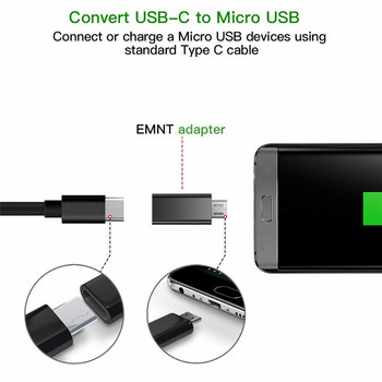 Μετατροπέας προσαρμογέα φόρτισης Mini Type C σε Micro USB Android για Samsung Xiaomi Huawei USB USB σε Microusb V8 Otg Sync Jack Charger