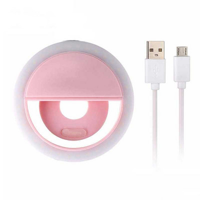 Universal Selfie Light Ring Lamp Clip On Light for Phone Ringlicht Makeup Video Photo Light Rim for Mobile Handy Licht Backlight