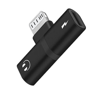 Adaptor 3,5 mm Aux la iPhone Mufă căști USB C la adaptor de iluminare Iluminare la iluminare duală pentru iPhone 13 12 X XS 7 8 11 Plus