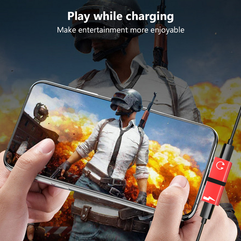 3,5 mm Aux iPhone adapterhez fejhallgató csatlakozó USB C világításhoz adapter világítás kettős világításhoz iPhone 13 12 X XS 7 8 11 Plus számára