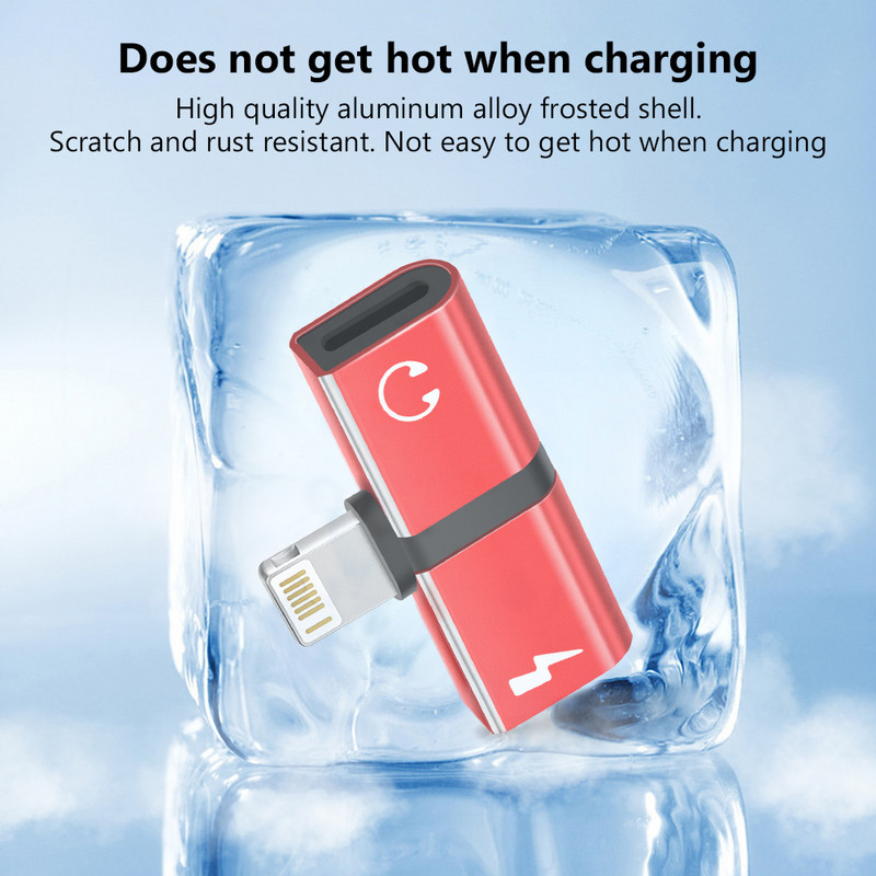 3,5 mm Aux iPhone adapterhez fejhallgató csatlakozó USB C világításhoz adapter világítás kettős világításhoz iPhone 13 12 X XS 7 8 11 Plus számára