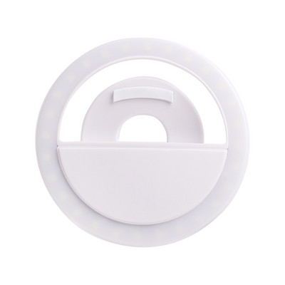 Lanternă pentru telefoane mobile, reîncărcabilă prin USB, 3 moduri, lampă cu fulger pentru fete