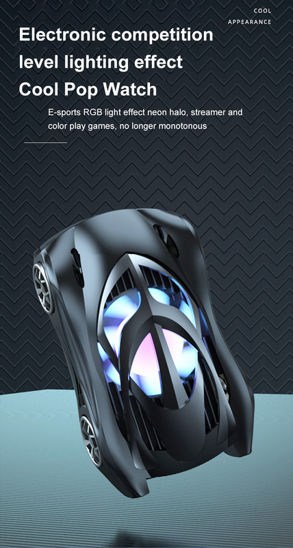 Rgb világítás Mobiltelefon félvezető radiátor E-sport mobiltelefon Cool hűtőborda Ultra csendes Iphone/xiaomi játékhűtés