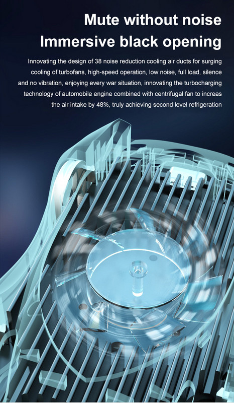 Rgb világítás Mobiltelefon félvezető radiátor E-sport mobiltelefon Cool hűtőborda Ultra csendes Iphone/xiaomi játékhűtés