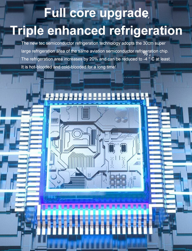 Rgb világítás Mobiltelefon félvezető radiátor E-sport mobiltelefon Cool hűtőborda Ultra csendes Iphone/xiaomi játékhűtés