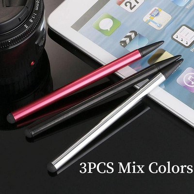 3 DB univerzális, egyszerű, kettős használatú képernyős toll okostelefon Ios Penhez Stylus Lenovo Android Tablet Samsung Xiaomi Capacitance Pen