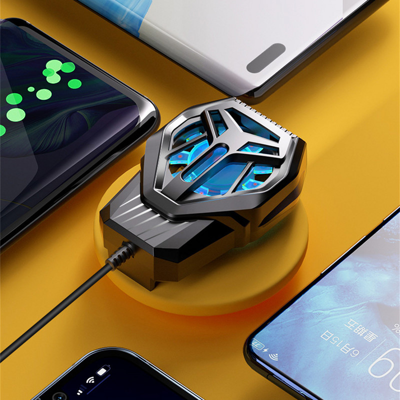 Vortex Hurricane léghűtéses mobiltelefon-radiátor univerzális hátsó klipszes Turbo Silent radiátor 4,5-6 hüvelykes mobiltelefonhoz