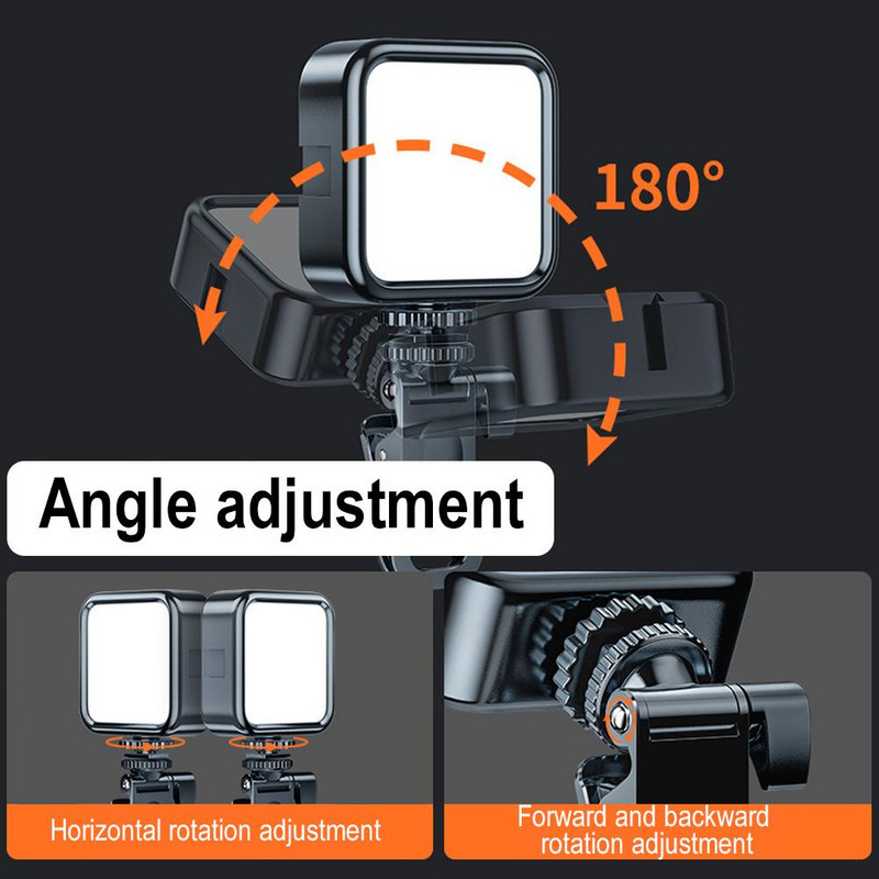 Džepno LED svjetlo za selfije za IPhone Samsung IPad Mobilni telefon Laptop Clip Flash Fill Video Photo Ringlight Fotografska lampa