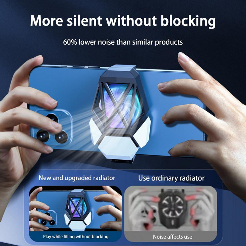 Hőelvezető 400mAh gyorshűtéses telefon Vissza Radiátor telefontartozékok