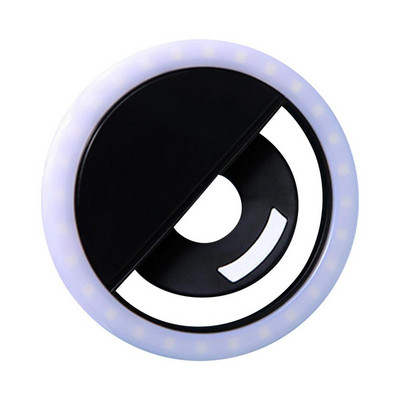Lumină de umplere a inelului | Telefon mobil reîncărcabil USB Selfie Light | Lampă selfie LED multifuncțională ușor de utilizat pentru telefon, laptop, tabletă