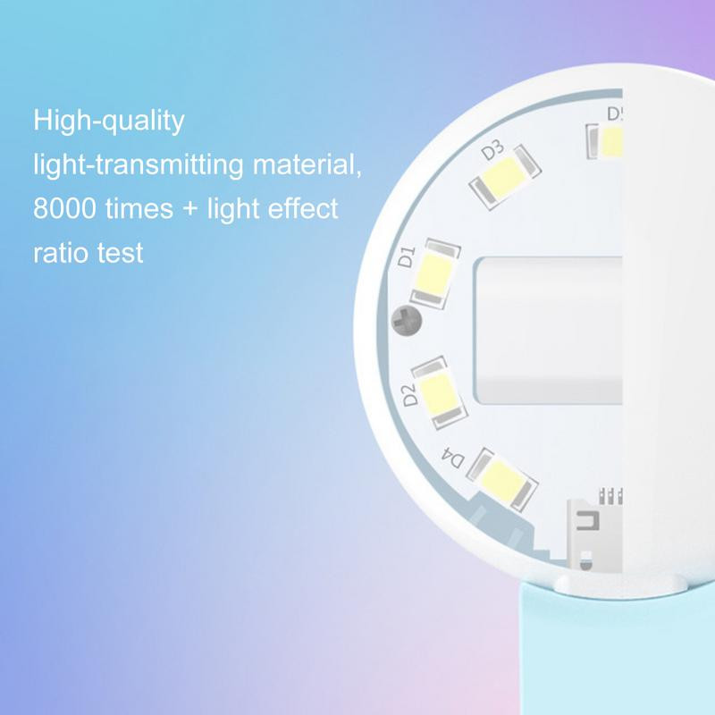 Mini Mobiltelefon Fill Light | Hordozható külső LED villogó három fényintenzitási fokozattal | Portré Slfie Fill Light