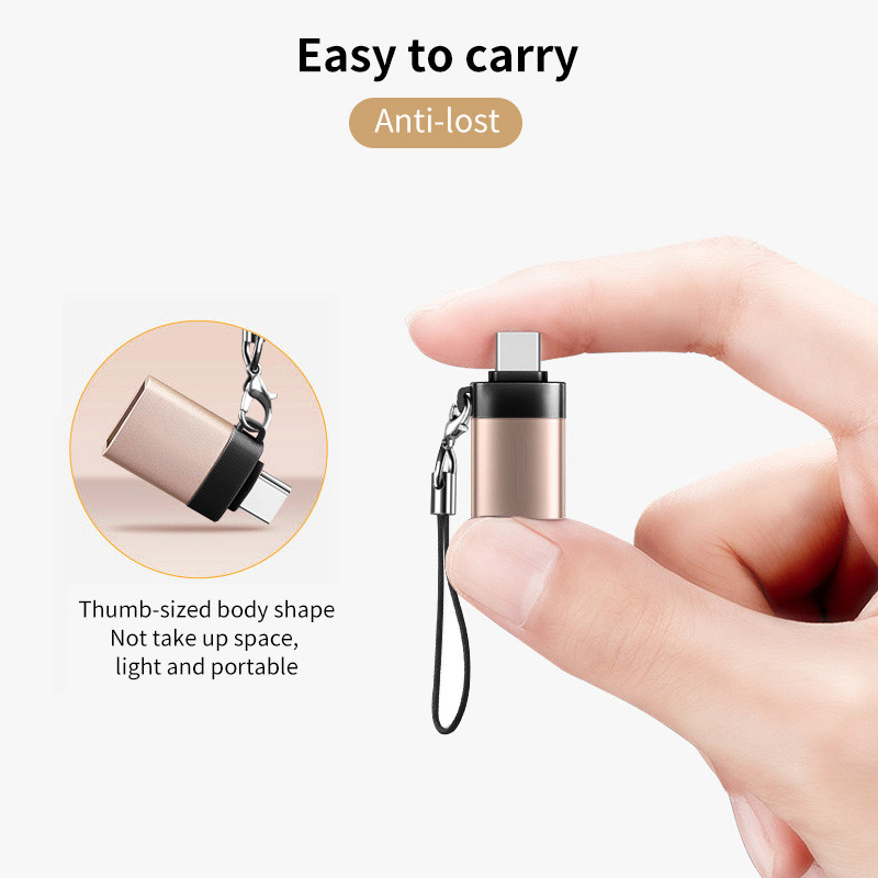 FONKEN USB 3.0 Type C OTG adapter Type-C USB konverter Macbookhoz USB C töltő Egér billentyűzet flash Lemez Hordozható OTG csatlakozó