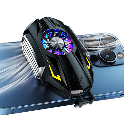 ABCD Mute Cooler Ventilator portabil cu 3 trepte Radiator reglabil Mini sistem de răcire cu radiator pentru telefoane iOS/Android