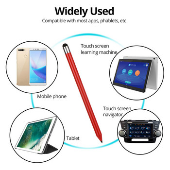 Гореща разпродажба Високопрецизна 2 в 1 капацитивна писалка със сензорен екран Стилус молив за таблет iPad Мобилен телефон Samsung PC
