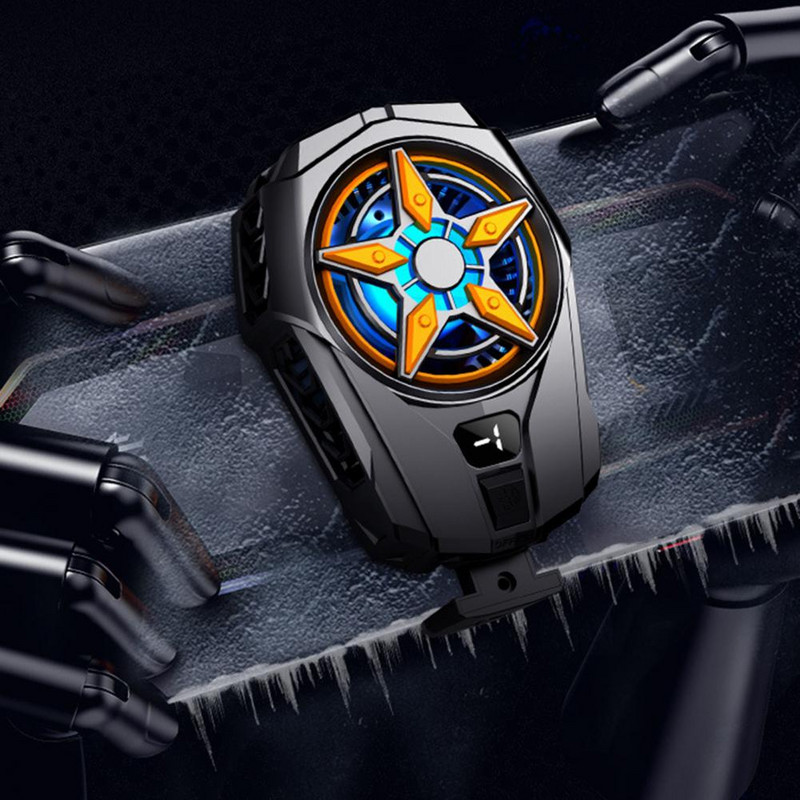 Telefon Radiátor Ventilátor Egyszerű telepítés Telefon Hátsó Radiátor Clip Design Gyors hűtés színes fénnyel Telefon Hátsó Radiátor