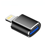 USB 3.0 OTG adapteris, skirtas iPhone 14 Plus 13 Mini 12 11 Pro Max XS XR X IPad Lightning Male į USB3.0 konverteris, skirtas IOS 13 Above