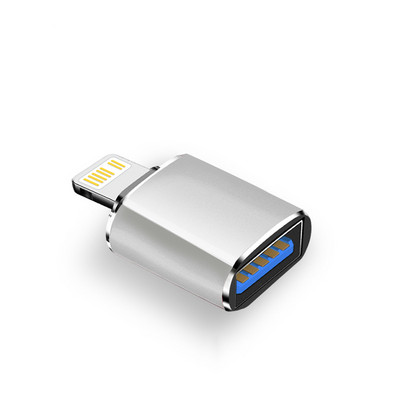 USB 3.0 OTG adapteris, skirtas iPhone 14 Plus 13 Mini 12 11 Pro Max XS XR X IPad Lightning Male į USB3.0 konverteris, skirtas IOS 13 Above