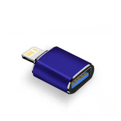USB 3.0 OTG adapteris, skirtas iPhone 14 Plus 13 Mini 12 11 Pro Max XS XR X IPad Lightning Male į USB3.0 konverteris, skirtas IOS 13 Above